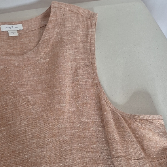 Pure Jill 100% Linen A-Line Maxi Dress - Size 2X - Picture 9 of 16